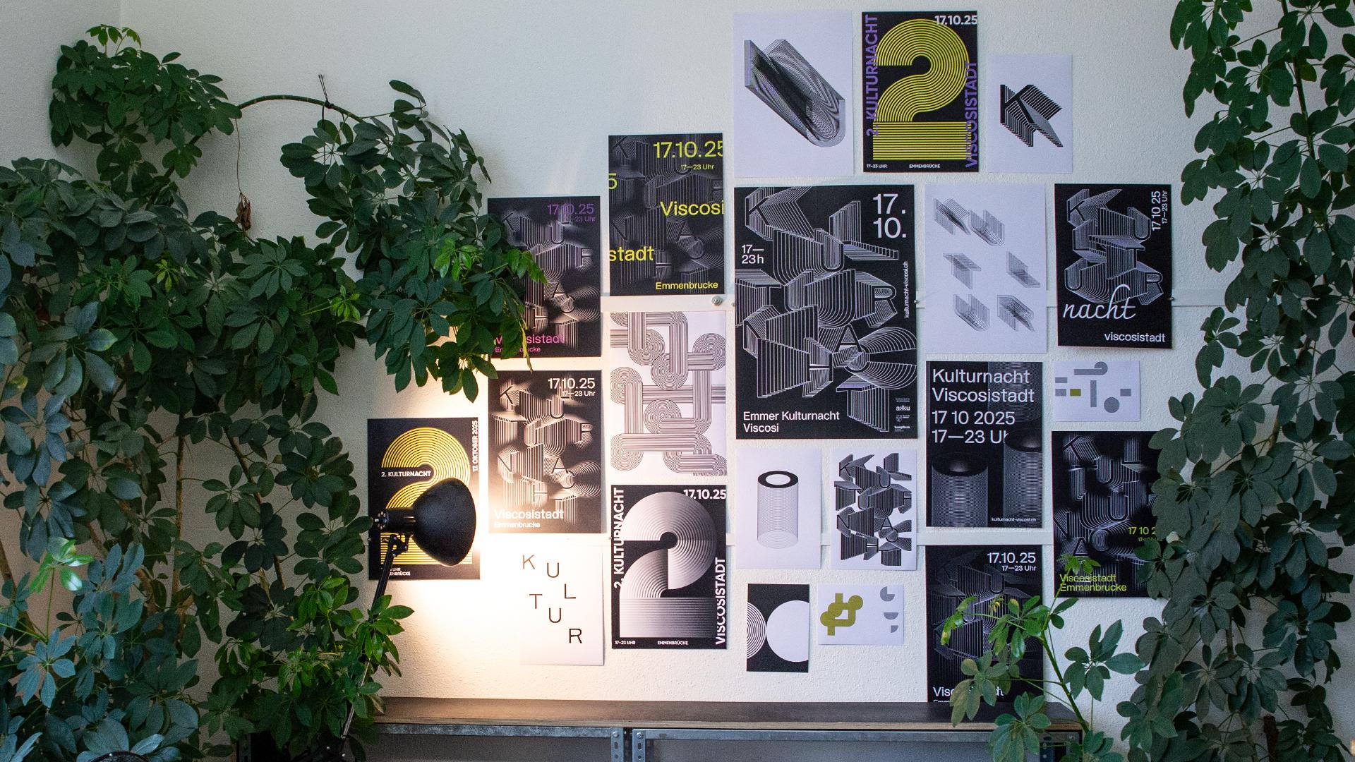 Making of Kulturnacht Plakat