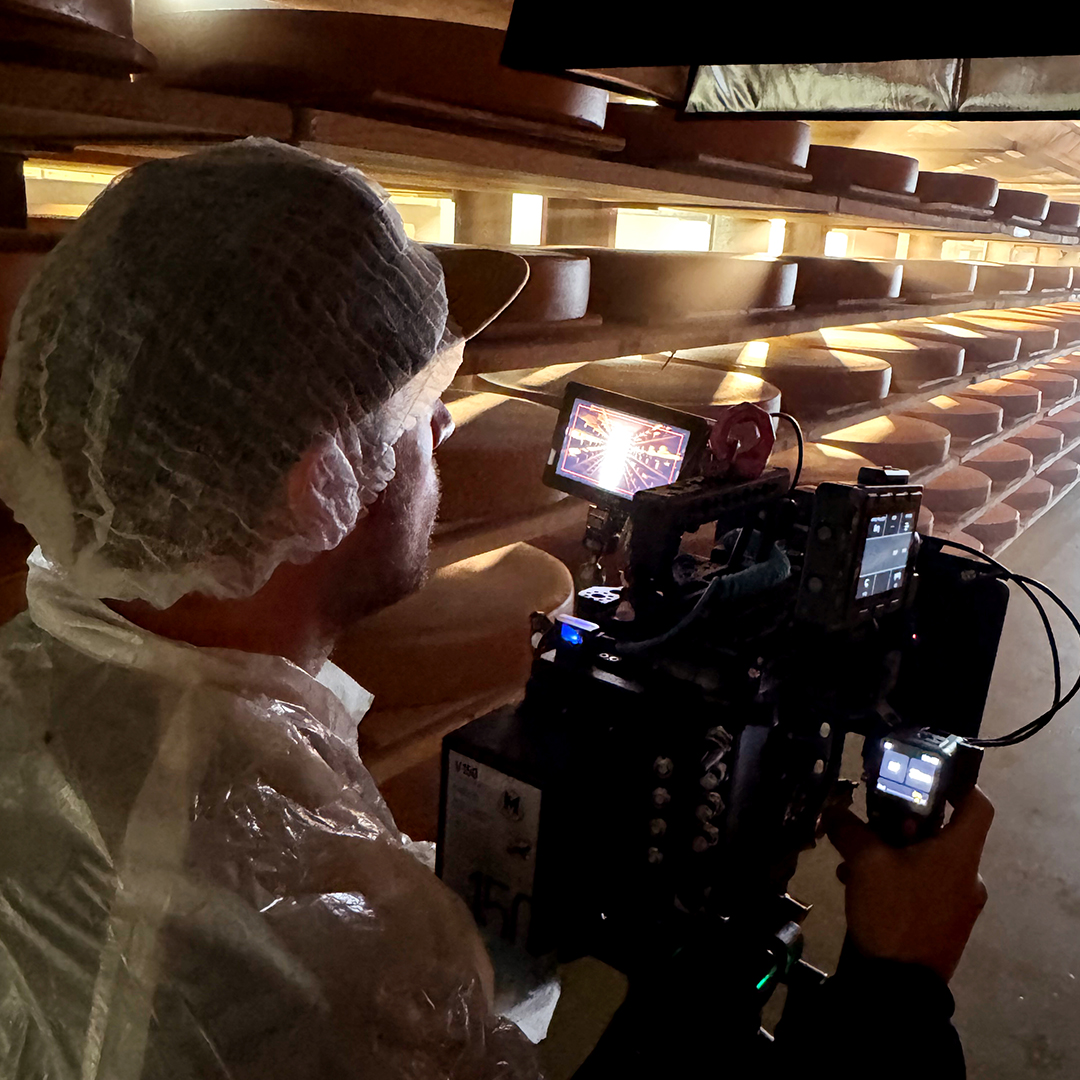 Making-Of Striebig Imagefilm im Käsekeller