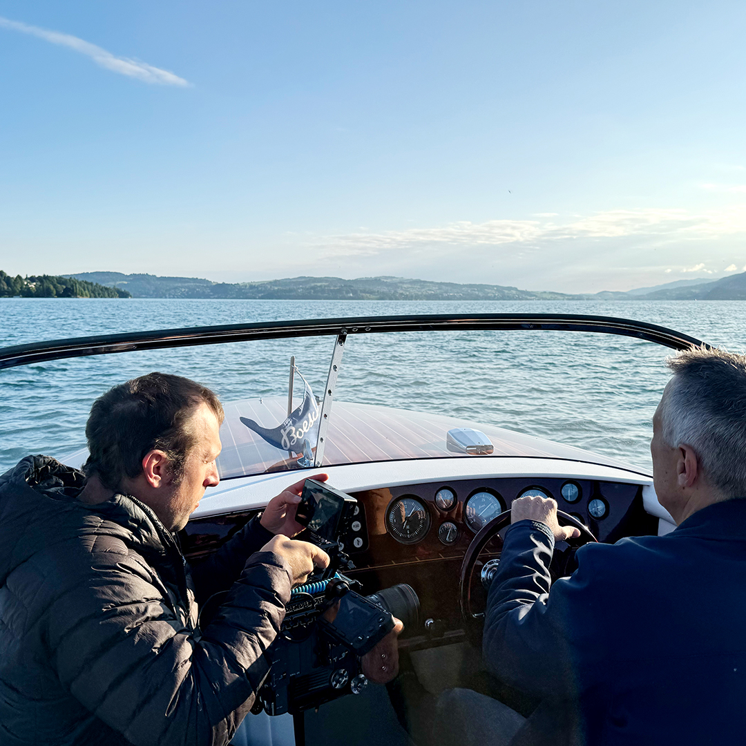 Making-Of Striebig Imagefilm auf dem Boot